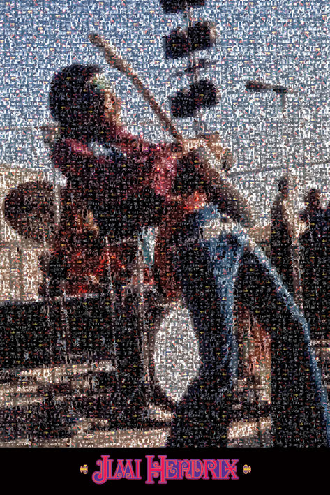 Jimi Hendrix Mosaic # 2 Maxi Poster