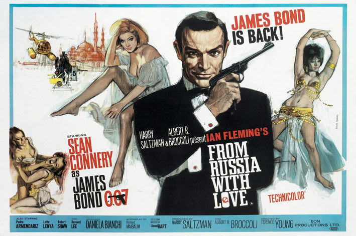 James Bond From Russia With Love Colour Maxi Poster