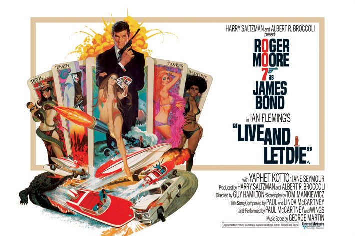 James Bond Live And Let Die Maxi Poster