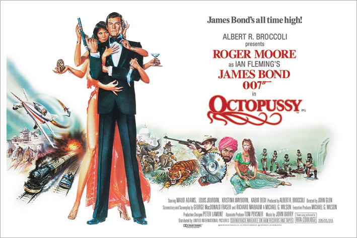 James Bond Octopussy Maxi Poster