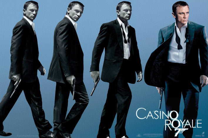 James Bond Casino Royale Walk Maxi Poster Blockmount
