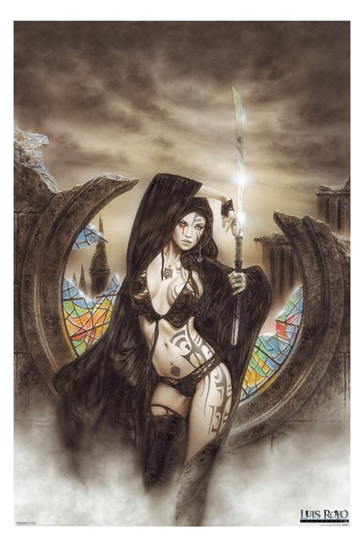 Luis Royo Stained Maxi Poster