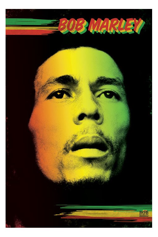 Bob Marley Face Maxi Poster