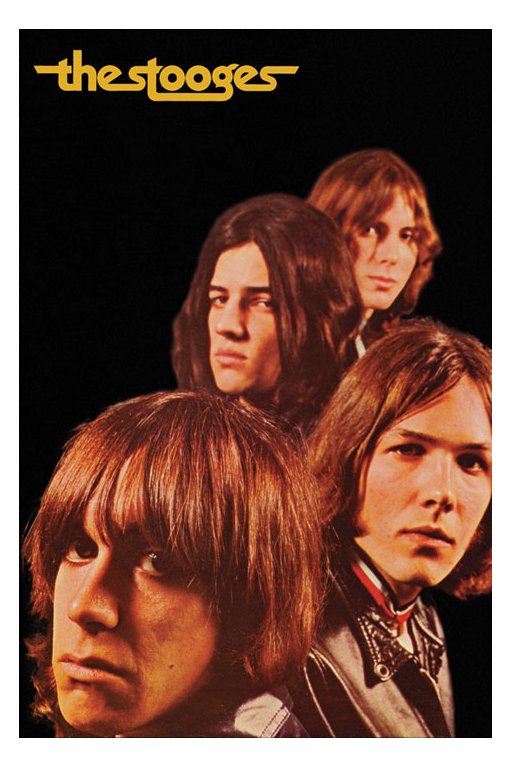 The Stooges Self Titled First Album Cover Maxi Poster Blockmount