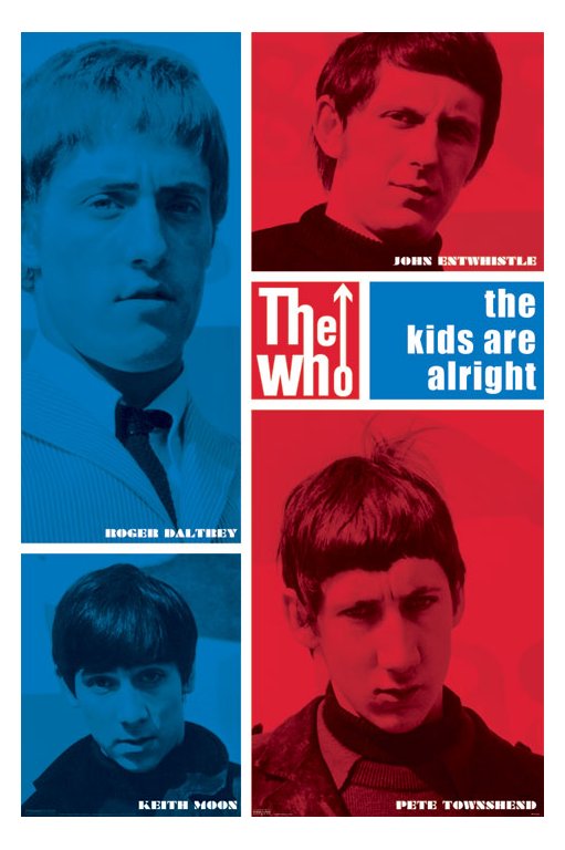 The Who Colour Blocks Maxi Poster