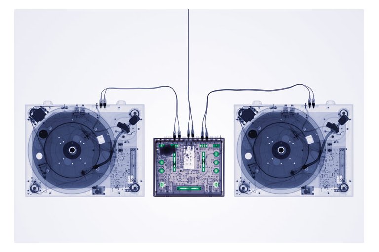X-Ray Decks Twin Turntables Poster