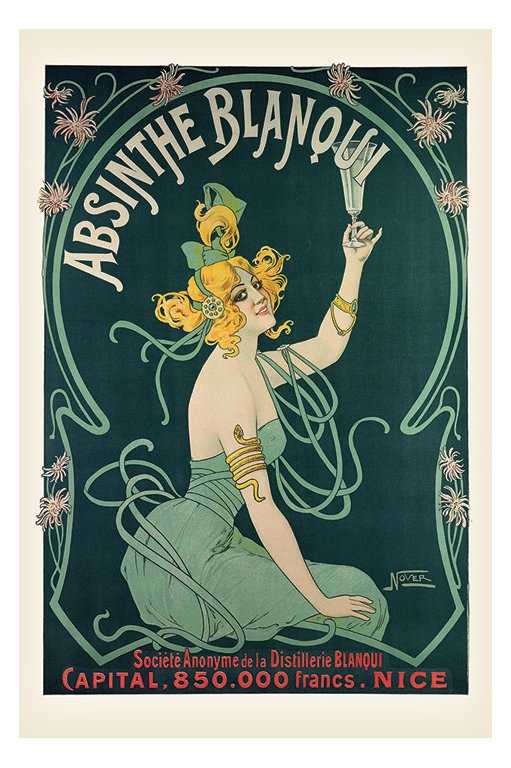 Absinthe Blanqui French Art Maxi Poster