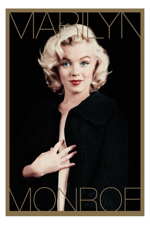 Marilyn Monroe Black And Gold Maxi Poster