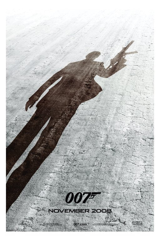 James Bond Quantum Of Solace Teaser Shadow Maxi Poster