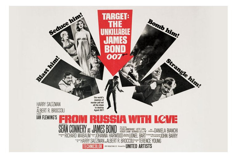 James Bond From Russia With Love Arrows Maxi Poster