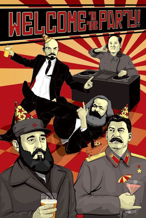 Welcome To The Party Dictators Montage Maxi Poster