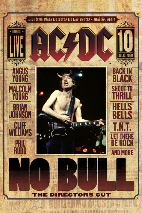 AC/DC No Bull Maxi Poster