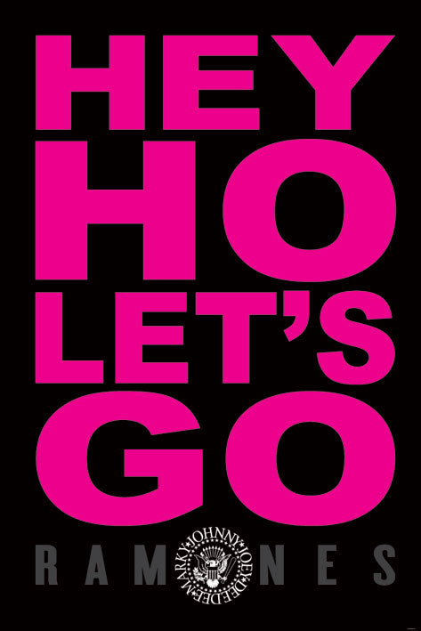 Ramones Hey Ho Let's Go Maxi Poster