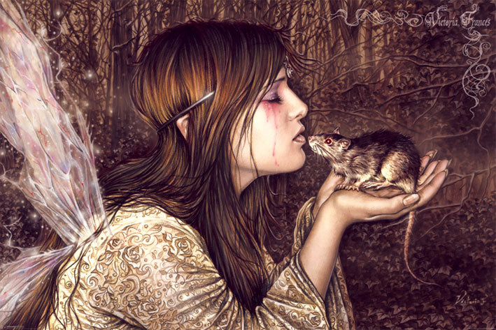 Victoria Frances Rat Kisser Maxi Poster