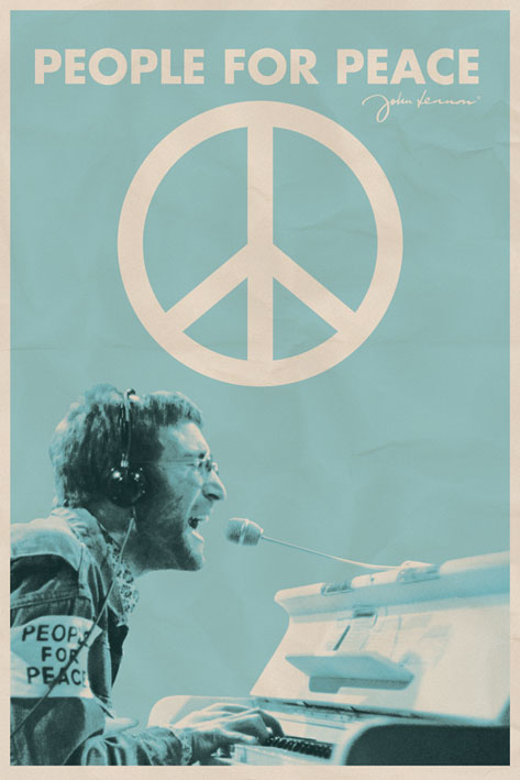 John Lennon People For Peace Maxi Poster