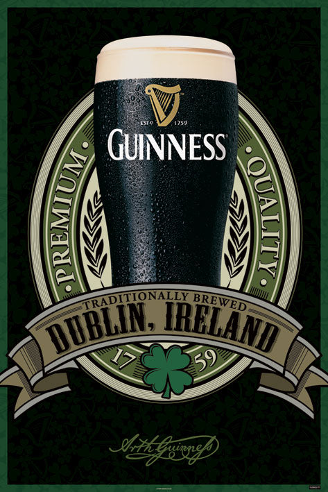 Guinness Dublin Ireland Maxi Poster