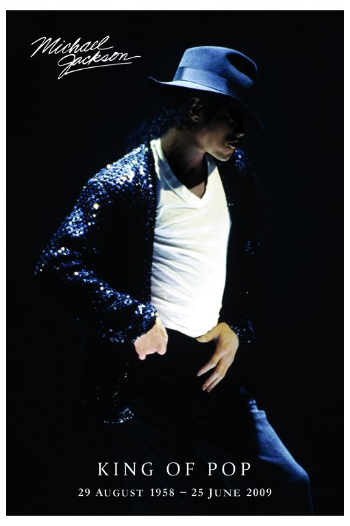 Michael Jackson King Of Pop Dates Maxi Poster