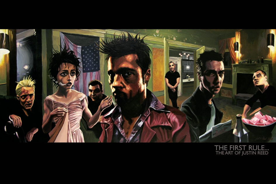 The First Rule... Fight Club The Art Of Justin Reed Maxi Poster