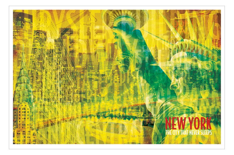 New York The City That Never Sleeps Maxi Poster