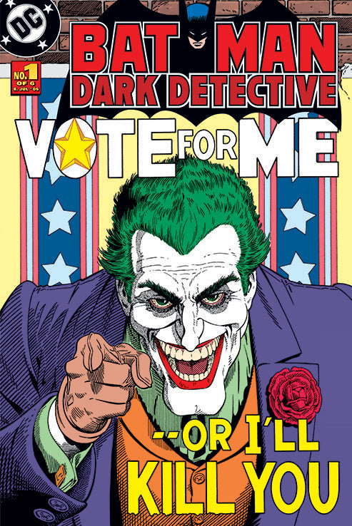 Batman Joker Vote For Me Maxi Poster