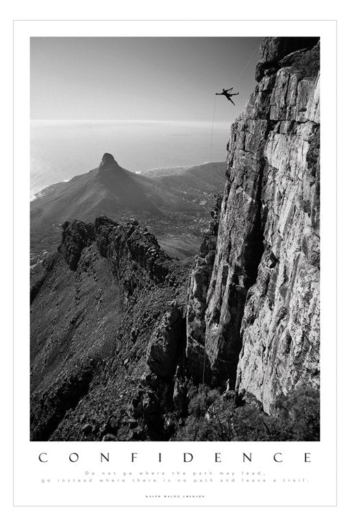 Confidence Table Top Mountain South Africa Maxi Poster