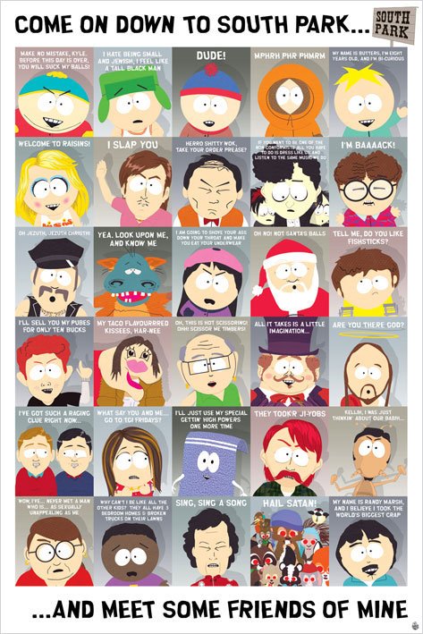 South Park Quotes # 2 Maxi Poster