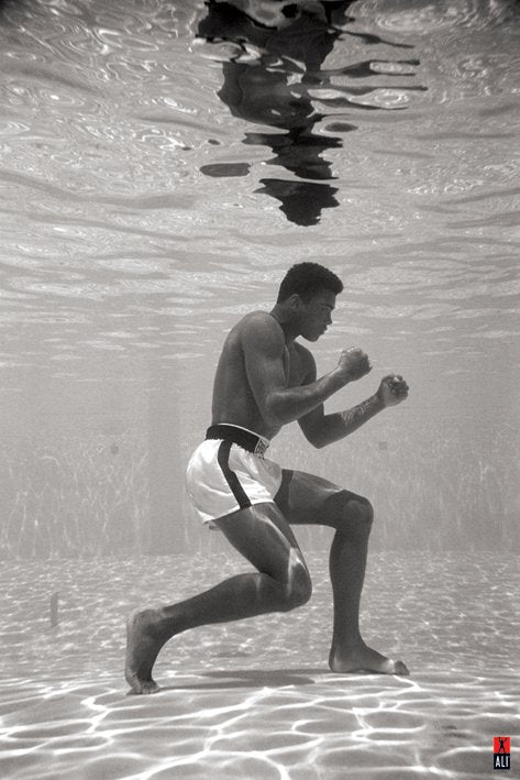 Muhammad Ali Underwater Maxi Poster