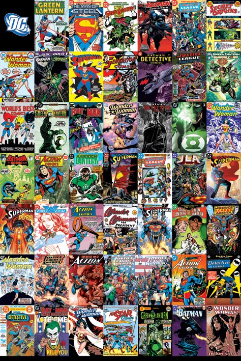 DC Comics Collage Maxi Poster