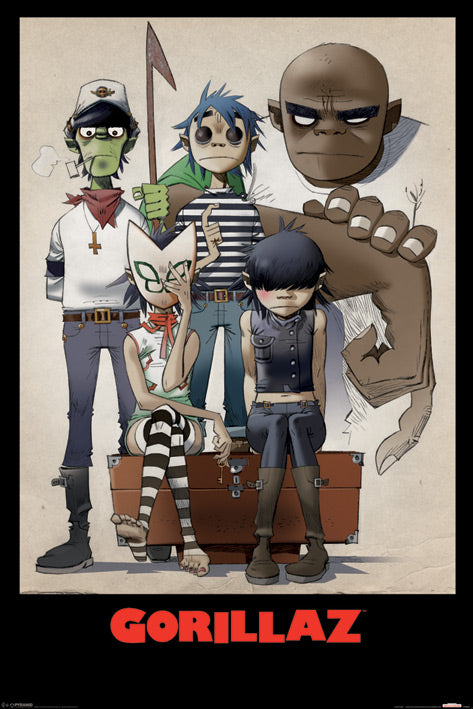 Gorillaz All Here Maxi Poster