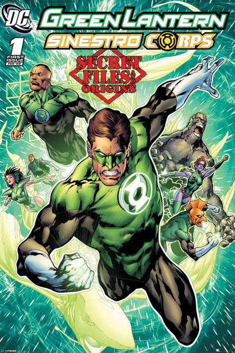 Green Lantern Sinestro Corps Comic Cover Maxi Poster