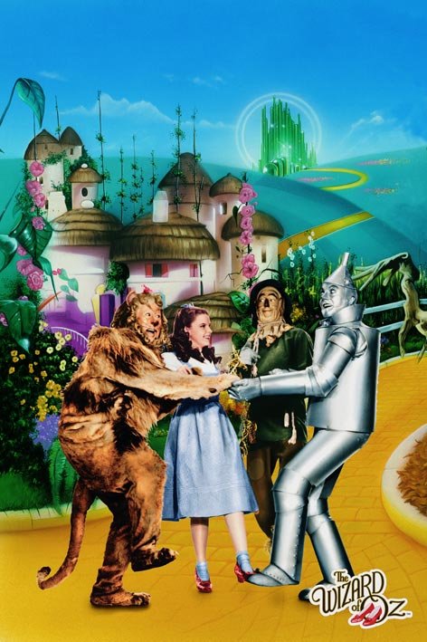 Wizard Of Oz Movie Cast Maxi Poster