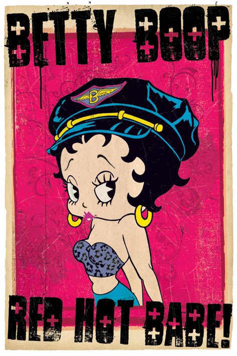 Betty Boop Red Hot Babe Maxi Poster