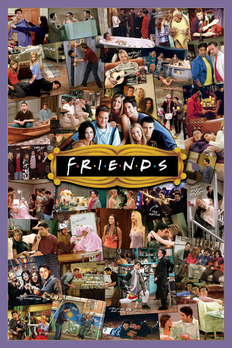 Friends TV Series Photo Montage Maxi Poster