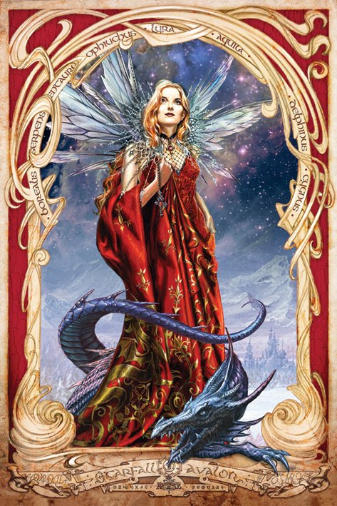 Alchemy Starfall On Avalon Fantasy Maxi Poster