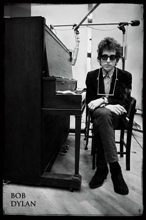 Bob Dylan Piano Maxi Poster
