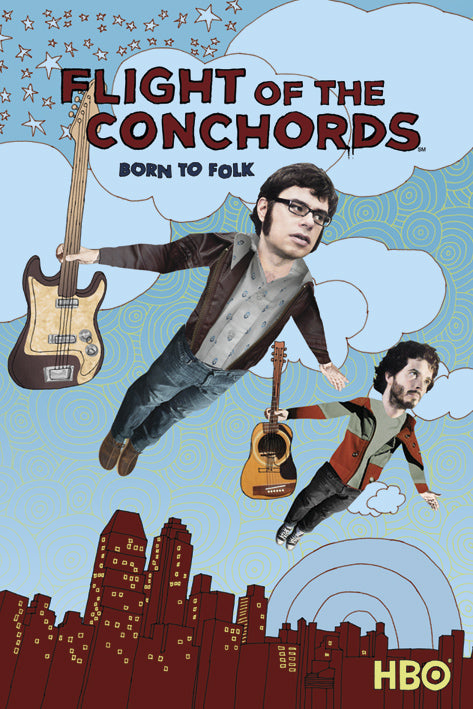 Flight Of The Conchords Born To Folk Maxi Poster