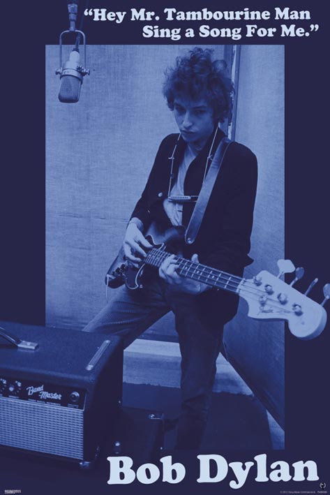 Bob Dylan Hey Mr. Tambourine Man Maxi Poster