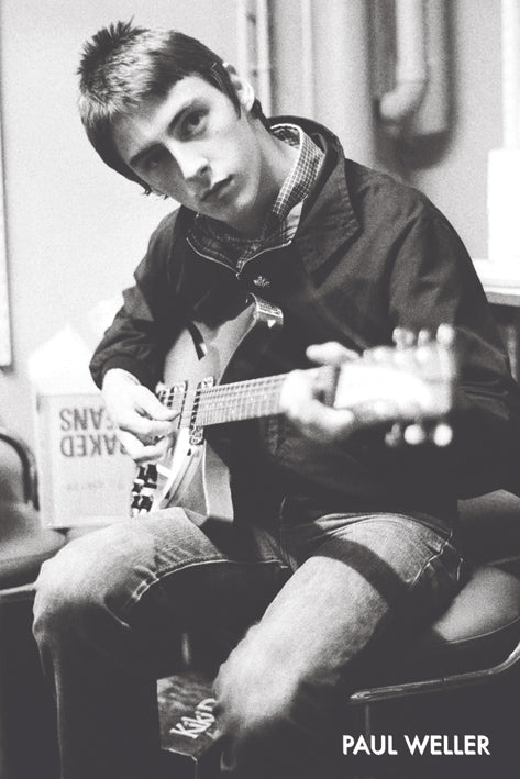 Paul Weller Guitar Black & White Maxi Poster