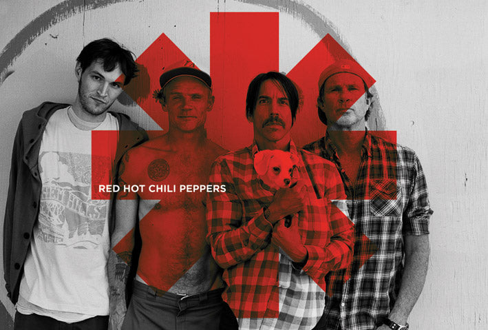 Red Hot Chili Peppers Red Asterisk Maxi Poster