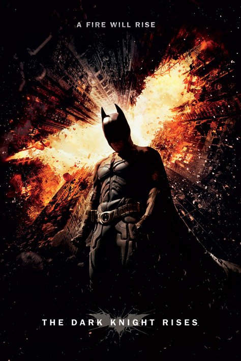 Batman The Dark Knight Rises A Fire Will Rise Maxi Poster