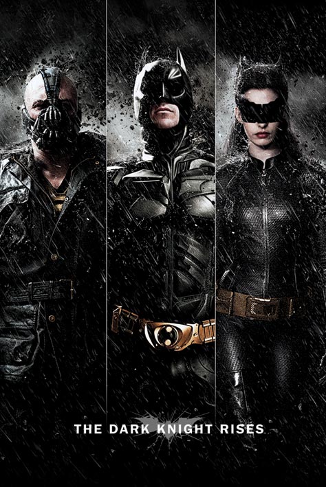 Batman The Dark Knight Rises Three Maxi Poster