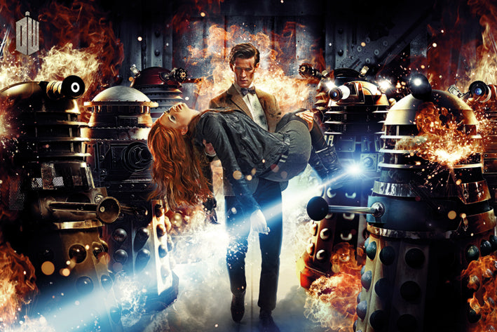 Doctor Who Doctor And Amy Maxi Poster