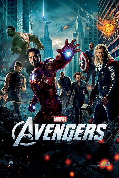 The Avengers Marvel Film One Sheet Maxi Poster