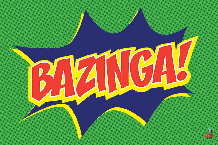 The Big Bang Theory Bazinga Icon Maxi Poster