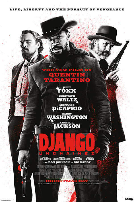 Django Unchained Life Liberty Maxi Poster