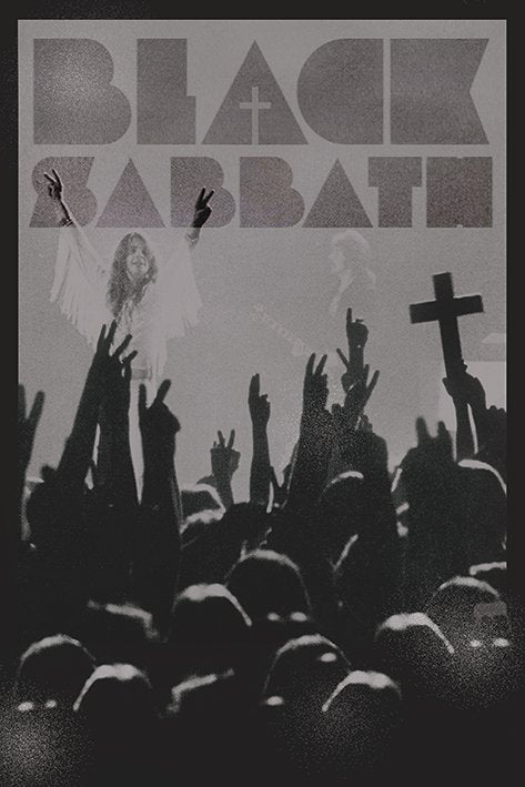 Black Sabbath Cross Maxi Poster