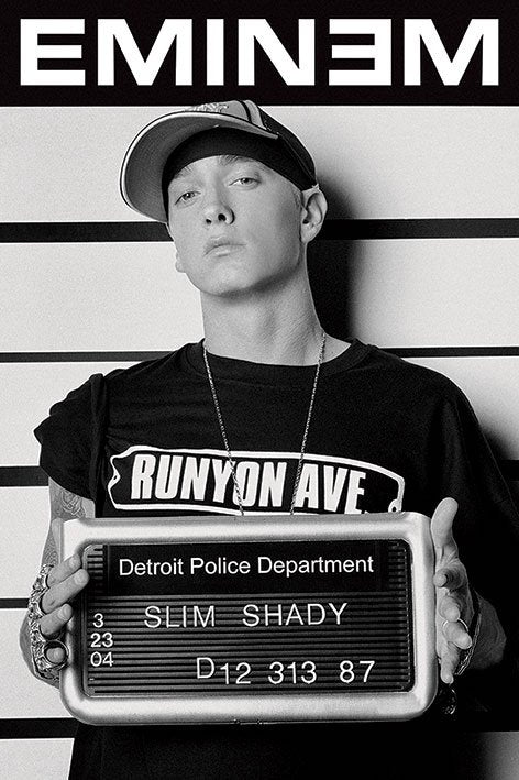 Eminem Mug Shot Maxi Poster
