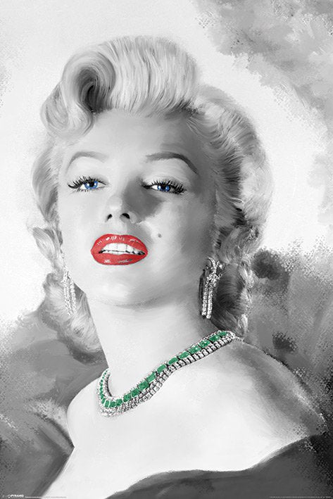 Diamonds Are A Girl's Best Friend Marilyn Monroe Maxi Poster