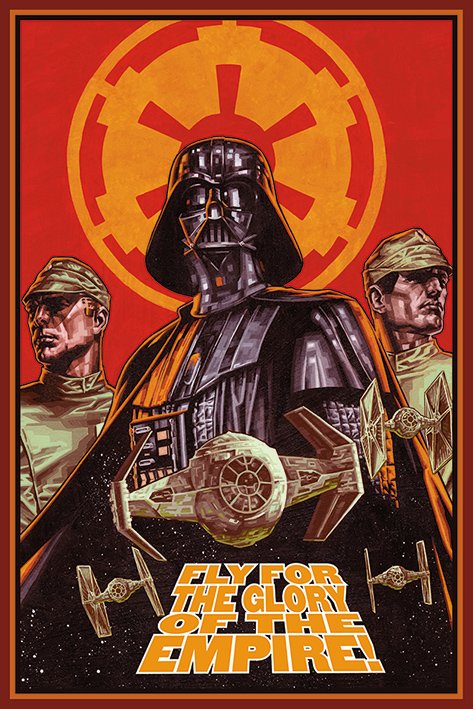 Star Wars Fly For The Glory Maxi Poster