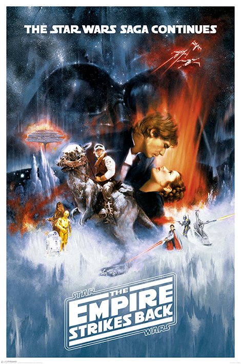 Star Wars The Empire Strikes Back Film Score Maxi Poster